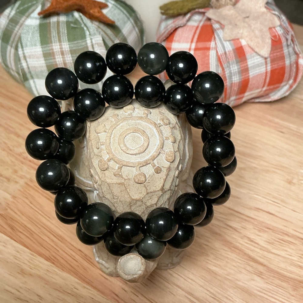Rainbow Obsidian 12mm *price for one